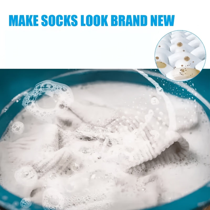 Sock Cleaning Tablets 12-Pack Deep Penetrating Clean Odor Neutralizing Sweat and Stain Remover Laundry Soak Tablets for Socks No Scrubbing Needed