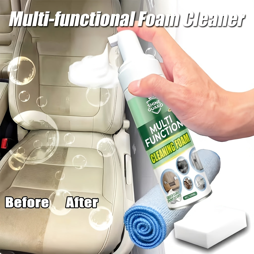 Citral-Infused Foam Cleaner Mousse – Fast-Acting Multi-Purpose Degreaser for Kitchen Stoves, Bathroom, Floors & Car Interiors | Cling Foam Formula