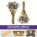 Dried Lavender & Baby’s Breath Flower Bundles 2 Bunches 17 Inch – Dried Gypsophila Bouquet for Vase, Home Decor, Wedding, Photography & DIY Wreath – Valentine’s Day Floral Arrangement Gift