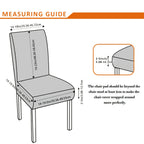 Dining Chair Covers 4/6pcs Set Washable Pet Friendly Dirt & Wear Resistant – Versatile Stretch Slipcovers for Home & Restaurant Seating, 12 Colors