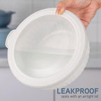 Wide Mouth Plastic Mixing Bowl Set with Lids 8 Piece 4 Bowls 4 Flip-Top Lids Multiple Sizes Food Grade Dishwasher Safe Freezer Safe Snack Salad Dressing Bowl Black Pink Blue