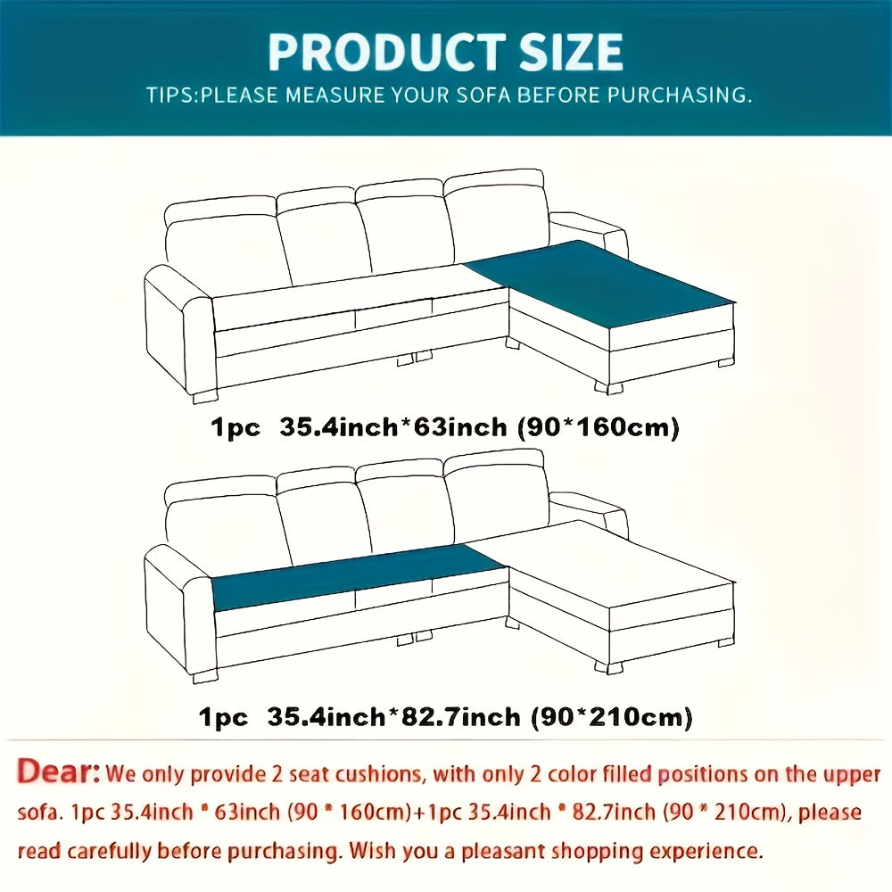 Bohemian Jacquard Sofa Cover Set 2pcs - Plush Thick Non-Slip L-Shaped Geometric Pattern Pet-Friendly All-Season Sofa Protector Machine Washable for Sectional Couches and Loveseats