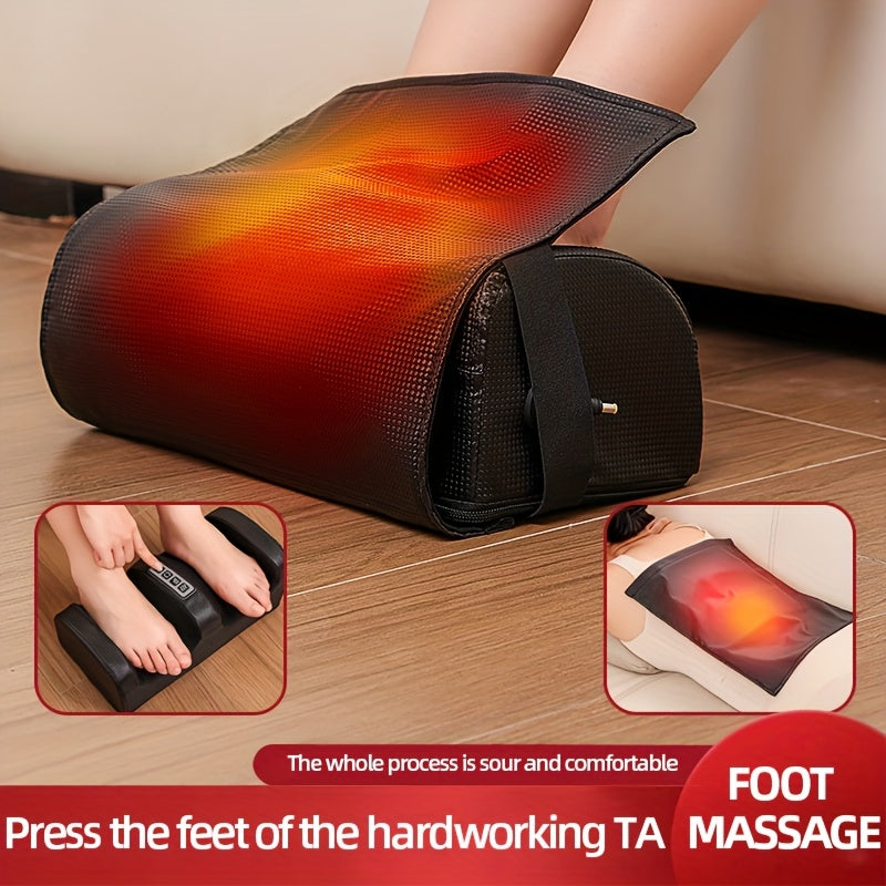 Foot Massager with Heat & Deep Kneading Compression for Legs, Feet & Arms – Electric Shiatsu Foot Massager for Home or Office Relief, Ideal Gift for Birthday, Christmas, Valentine's Day & Holidays