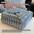 Plush Sherpa Throw Blanket – Ultra-Warm Anti-Static Fleece, 7 Colors 4 Sizes, for Bedroom Sofa Office Dormitory