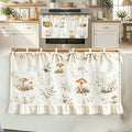 Appliance Skirt Curtain with Pockets – Farmhouse Kitchen Decor, Blackout Polyester, Grommet Top, Ruffled Trim | Hides Dishwasher, Washing Machine & Range Clutter | Nuvia Haven