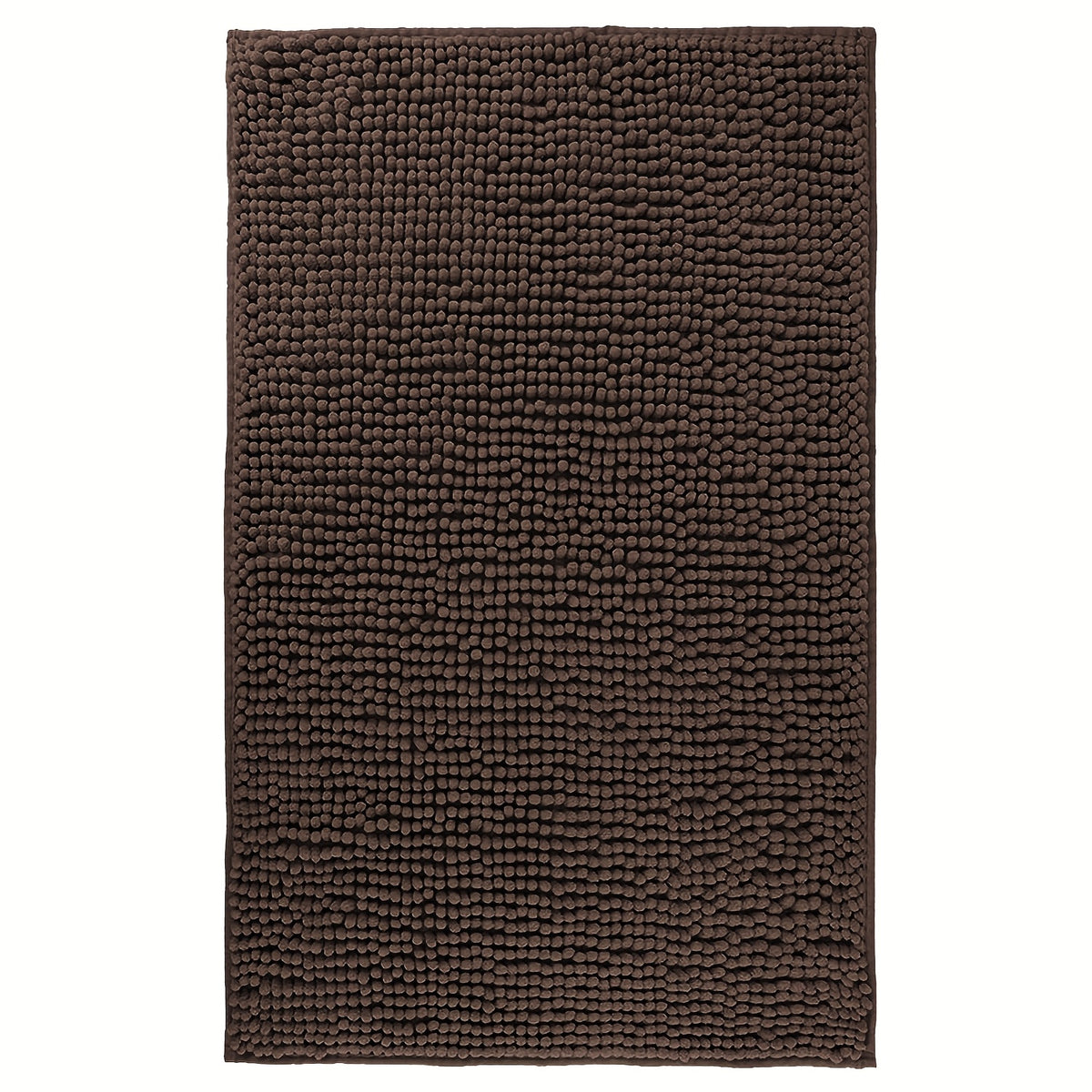 Chenille Bathroom Rug Extra Soft Absorbent Bath Mats for Bathroom Floor – Non-Slip, Water Absorbent, Machine Washable Bath Mat
