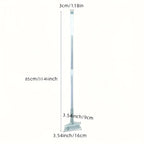 Long Handle Floor Scrub Brush 37.4 Inch – Detachable Stiff Bristle Shower Scrubber for Bathroom, Tile, Tub, Kitchen & Balcony | Heavy-Duty Wall & Floor Cleaning Brush