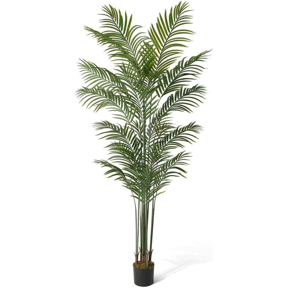 Artificial Palm Tree 5 6 7 Feet Lifelike Faux Potted Plant with Moss Indoor Home Office Living Room Decor Housewarming Gift