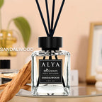 Reed Diffuser Set 3.3oz Essential Oil Air Freshener – Long-Lasting Scent with 4 Reed Sticks & Glass Bottle for Bathroom Bedroom Living Room, Holiday Home Decor Gift