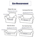 Stretch Sofa Cover Set 2 Piece Form Fit Slipcover for 2 Seater & 3 Seater Couch – Wrinkle Proof Loveseat Furniture Protector, 5 Colors, Milk Silk