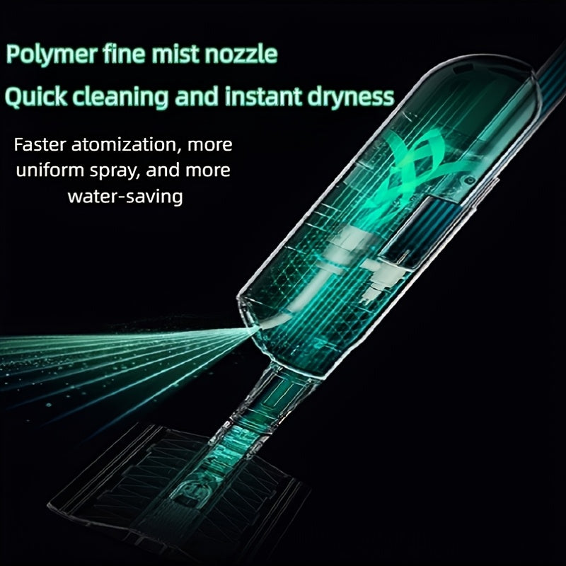 Spray Mop for Floor Cleaning with 5 Replaceable Pads & Reusable Bottle 360-Degree Flexible Dry Wet Mop Long Handle for Hardwood Tile Bedroom Kitchen Bathroom Living Room