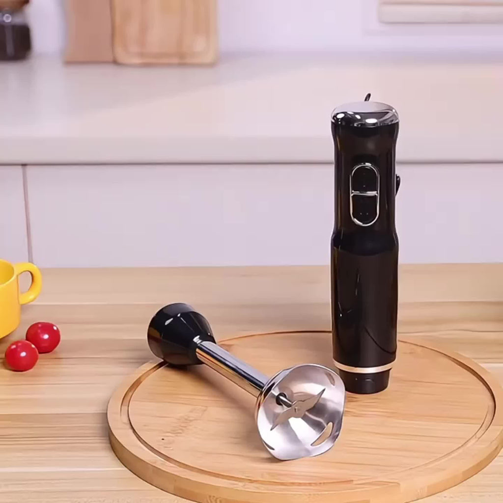 400W Immersion Hand Blender Stick Mixer with 304 Stainless Steel Blades, 2 Speeds & Turbo Mode, Detachable Base – 5-in-1 Set Available, Perfect for Soups, Smoothies, Purees & Baby Food