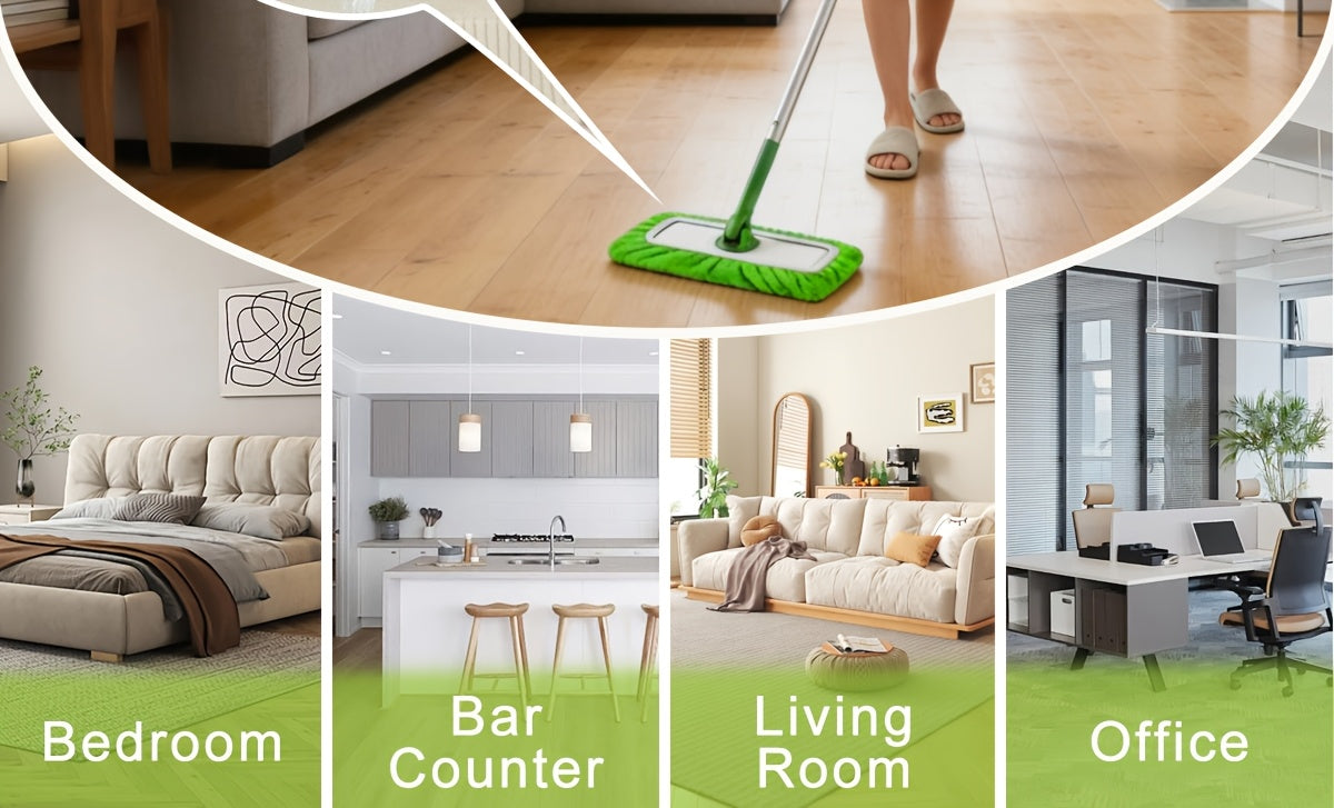Microfiber Mop Pads 15 Pack Compatible with Swiffer Sweeper Reusable Washable Wet Dry Mopping Cloths Refill for Hardwood Tile Vinyl Floors