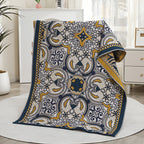 Printed Cotton Bath Towel 31x63 Inch - Soft Quick-Dry Absorbent 100% Cotton Towel, No Pilling No Shedding, Boho Patterns for Home and Beach Use