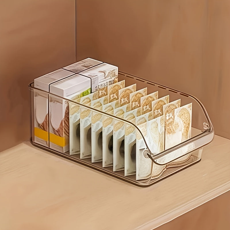Clear Plastic Storage Bins Set of 3 or 6 – Stackable Transparent Organizer Containers for Cosmetics, Snacks, Beverages & Face Masks | Multi-Size for Pantry, Refrigerator, Bathroom & Vanity Countertop