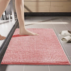 Super-Absorbent Microfiber Dog Door Mat, Slip-Resistant Washable Pet Rug, Quick-Dry Mud & Paw Trapping, Machine Washable Indoor Outdoor Entrance Mat