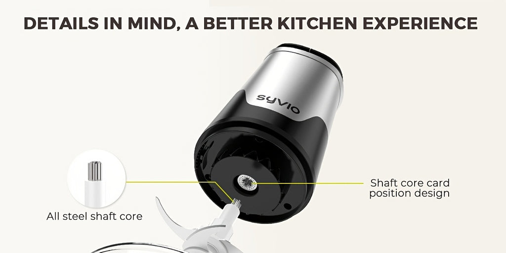 Mini Electric Food Processor & Meat Grinder 450W with 2 Bowls, 4 Bi-Level Stainless Blades & 2 Speeds, Electric Food Chopper for Baby Food, Meat, Onion & Vegetables, Great Christmas Gift