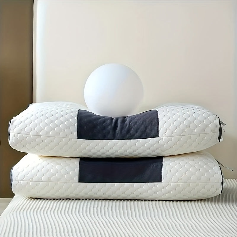 Adjustable Ergonomic Bed Pillows 2-Pack or 4-Pack - Soft Neck Support, Removable Washable Pillow Core, No-Collapse Deep Sleep Pillow Set for Couples Home Bedroom