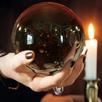 Natural Crystal Ball Ornament Set of 3 – 60mm 80mm 100mm High-Transmittance Feng Shui Crystal Sphere | Decorative Ball for Bedroom, Porch & Living Room | Photography Ball, Prayer & Meditation