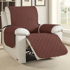 Recliner Chair Cover Non-Slip Pet-Friendly Integrated Furniture Protector Slipcover for Armchair Single Sofa Easy Install Machine Washable for Dogs Cats Living Room