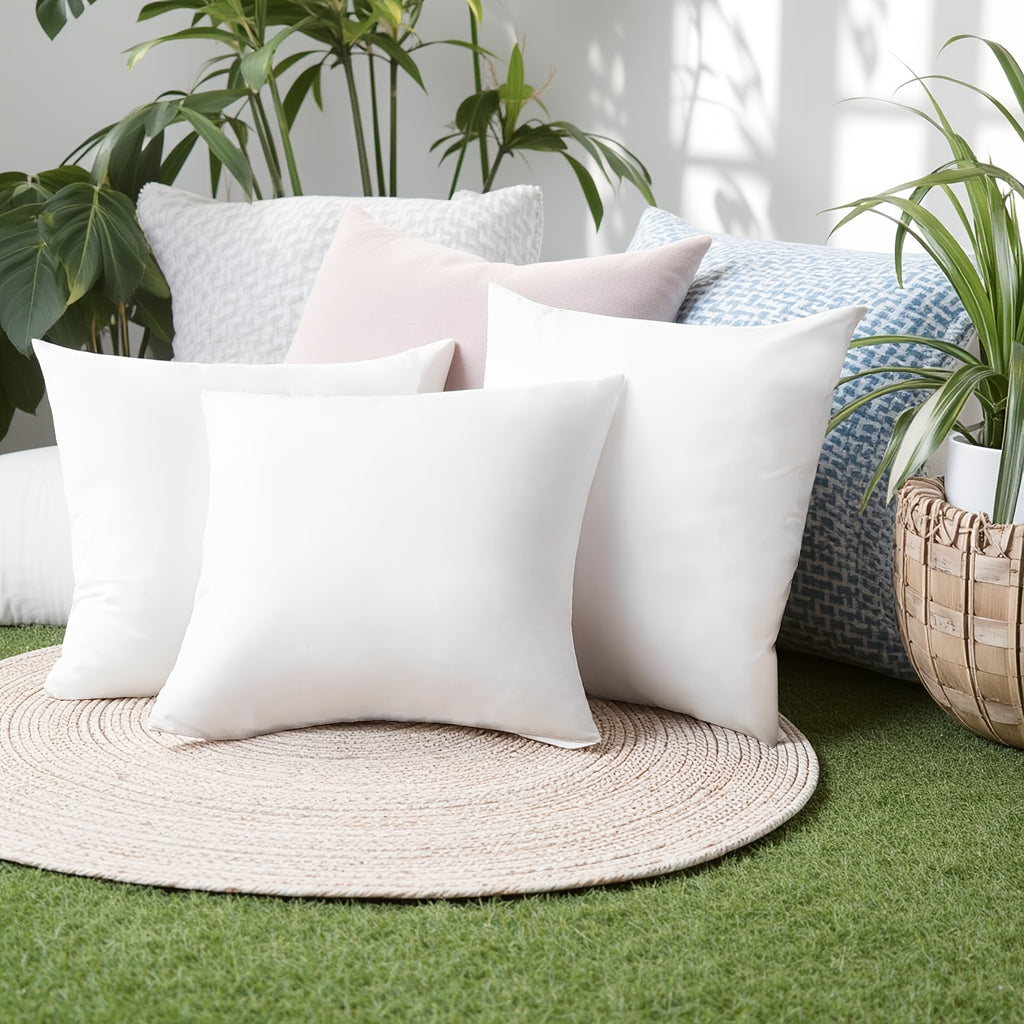 Square Pillow Inserts for Indoor & Outdoor Use – Premium Decorative Cushion Filling for Couches, Patios & Picnics, Weather-Resistant Throw Pillow Inserts