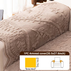 Thick Faux Rabbit Plush Sofa Cover – Soft Non-Slip Washable Pet-Friendly Furniture Protector for Living Room, Bedroom & Office – 4 Colors, Armrest to 4-Seat
