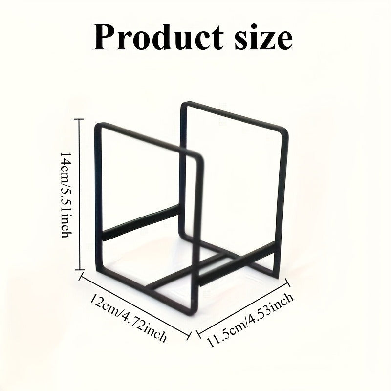 Stainless Steel Dish Rack Plate Organizer Set of 4 | Cabinet Countertop Dish Drainer Space Saving Kitchen Storage for Plates Bowls