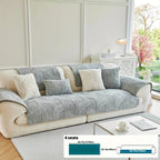 Plush Non-Slip Sofa Cushion Cover Luxury Modern Pet-Proof Breathable Seat Pad Slipcover for Couch Living Room Bedroom Office – Soft Velvet Sofa Seat Cushion Protector Home Decor