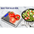 Digital Kitchen Scale 3000g 0.1g Accuracy - Pocket Food Scale with 6 Measurement Modes LCD Display and Tare Function - Compact Nutrition Scale for Cooking Baking Coffee and Meal Prep