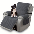 Recliner Chair Cover Non-Slip Pet-Friendly Integrated Furniture Protector Slipcover for Armchair Single Sofa Easy Install Machine Washable for Dogs Cats Living Room