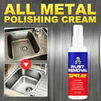 Multi-Purpose Rust Remover Spray for Metal Surfaces | Derusting Liquid for Automobile Wheel Hub, Furniture & Tools, Powerful Decontamination Quick Dry Formula, Smooth Reliable Rust Removal
