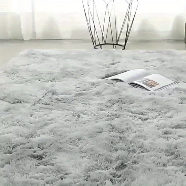 Shaggy Plush Area Rug Non-Slip Machine Washable Fluffy Tie-Dye Shedding Resistant 5x8 8x10 ft for Living Room Bedroom 7 Colors