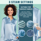 Handheld Garment Steamer 1500W Fast Heating – 9.47oz Removable Water Tank, 30-Second Heat-Up, Portable Fabric Steamer for Clothes at Home, Travel & Office | with Accessories