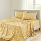 Paisley Bed Sheet Sets Queen King Twin Full Cal King – Soft Brushed Microfiber Deep Pocket Fitted Sheet & Pillowcases, Wrinkle Free