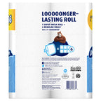 Ultra Soft Mega Roll Toilet Paper 200 Sheets – Available in 6 & 16 Count, Double & Mega Rolls, Cushiony Thick 2-Ply Bath Tissue for the Whole Family