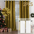 Luxury Velvet Blackout Curtains (Set of 2) | Thermal Insulated, Noise Reducing | Living Room & Bedroom