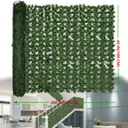 UV Resistant Artificial Ivy Privacy Fence Screen Faux Hedge Wall Panels Fake Ivy Vine Leaf Green Backdrop for Outdoor Garden Patio Balcony Backyard Indoor Decor Multiple Sizes