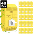 48-Pack Vacuum Cleaner Dust Bags HEPA Filtration – Replacement for Kenmore Canister Type C/Q 5055 50555 50557 50558 50104, Type C-5 C-18 C-19, Panasonic MC-V295H MC-V150M, Large Capacity