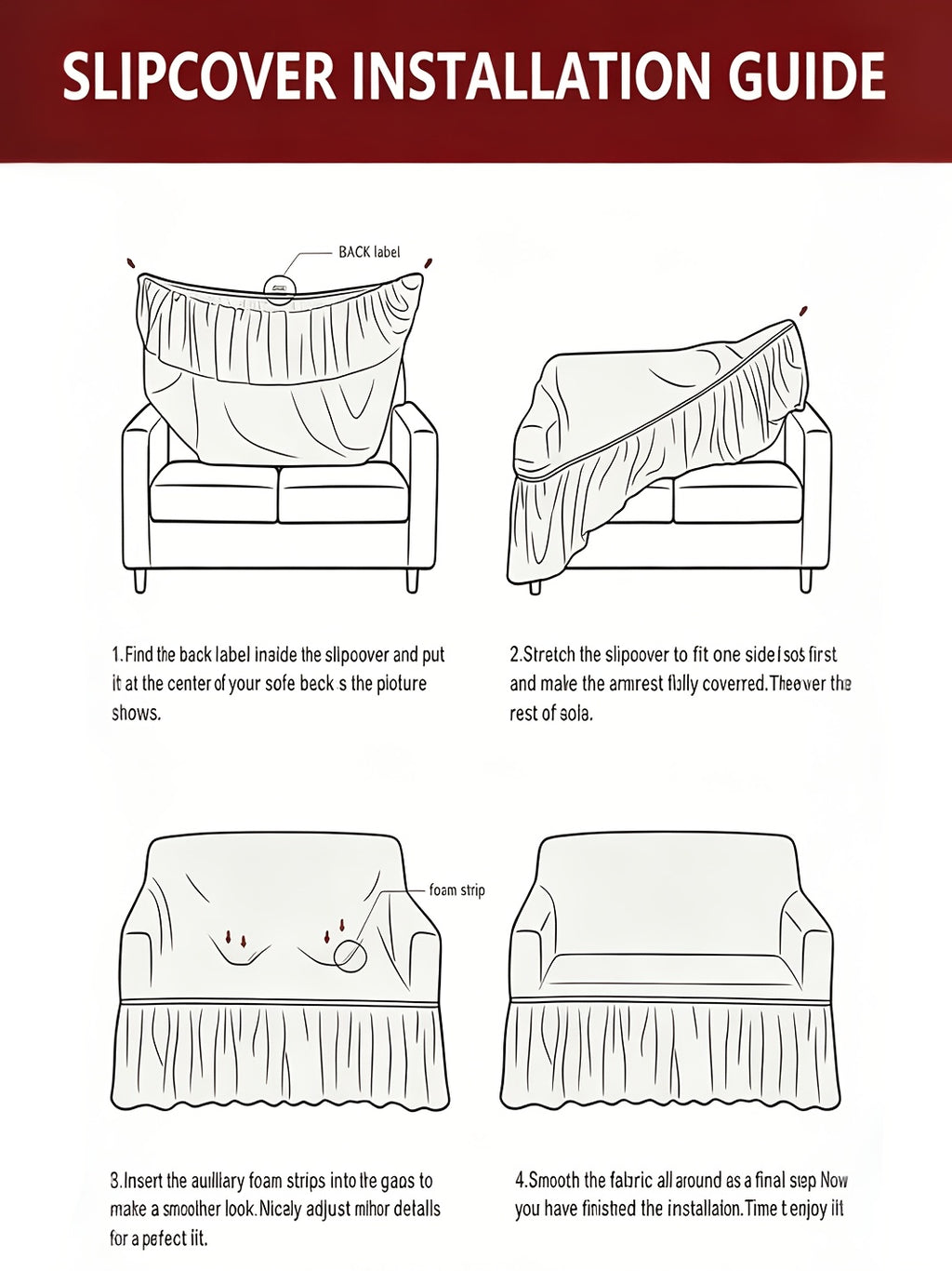 Seersucker Sofa Cover All-In-One Stretch Slipcover – Elastic Band Polyester Spandex Machine Washable Couch Protector for Armchair Loveseat 1 2 3 4 Seater Solid Color