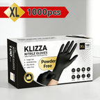 Black Nitrile Gloves Disposable Food Safe Latex Free Powder Free Heavy Duty Puncture Resistant Kitchen Cooking Cleaning Dishwashing Gloves S M L XL 200 600 1000 Count