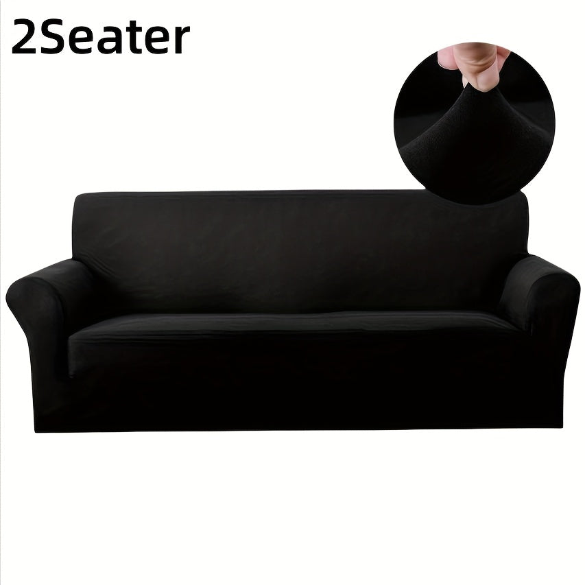 Elastic Anti-Slip Sofa Cover Cat Paw Protection – Stretch Furniture Slipcover for Living Room, Bedroom & Office, Easy Care Fabric Couch Cover (Pillowcase Not Included)