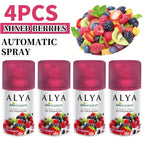 Automatic Spray Air Freshener Refill 8.45 oz, 1 or 4 Pack, 6 Scents Lavender Vanilla Cool Linen Ocean Magnolia Mixed Berries, Odor Eliminating Room Spray for Home Bathroom Car Office Closet