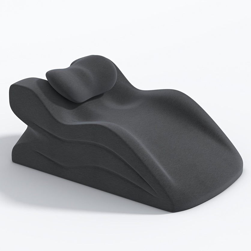 Ergonomic Backrest Pillow for Bed Reading - Multi-Purpose Support Pillow Neck Back Rest Removable Washable Cover Sleeping Reading Office Lounge