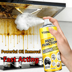 Multi-Surface Foam Cleaner & Degreaser Spray 300ml - Heavy Duty Deep Clean for Kitchen Stoves, Bathroom, Car Upholstery, Sofa & Furniture