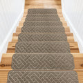 Non-Slip Stair Treads Self-Adhesive 4mm TPR Stair Mats for Hardwood Floors Indoor Stairs Carpet Pads 6pcs or 15pcs Set