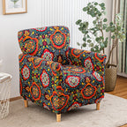 Stretch Armchair Slipcover 1pc - Mid Century Modern Accent Chair Cover with Arms Soft Furniture Protector for Living Room Office Reception Reading Machine Washable