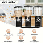 Dry Food & Candy Dispenser with Spoon, Bowl & Lid – 17.5oz Countertop Snack Organizer for Pantry, Oatmeal, Nuts, Granola & Treats