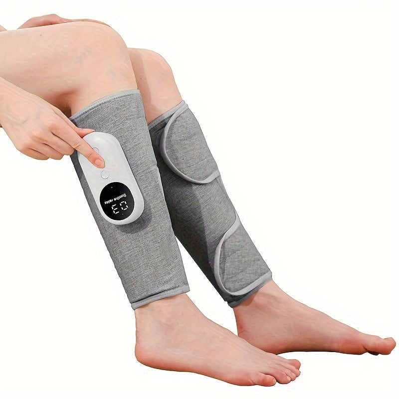 Wireless Air Pressure Heated Calf Massager – 2500mAh Large Battery, Multiple Massage Modes for Leg Relaxation, Cordless Rechargeable, 1pc or 2pcs, Perfect Gift for Christmas Mother's Day Father's Day