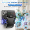 Dual Speaker Ultrasonic Pest Repeller Plug-In Soundwave Rodent Repellent Safe for Humans & Pets Chemical-Free Indoor Pest Control for Mice Rats Ants Cockroaches Mosquitoes Home Office
