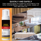 Surfactant Foam Fabric & Upholstery Spot Cleaner 6.76oz – Multi-Surface Stain Remover for Couch, Rug, Clothes, Car Seat, Mattress & Sofa | 1 to 5 Pack